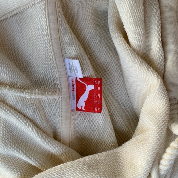 Unique white PUMA hoodie - Picture 4 of 4